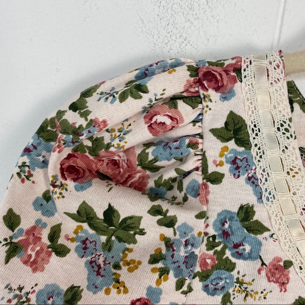 Amy Byer Floral Lace Girls Drop Waist Dress sz. 12 - Picture 10 of 16